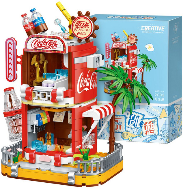 [알꿀밤-미들블럭-건축] WL동화상점 해변 콜라샵, 1개