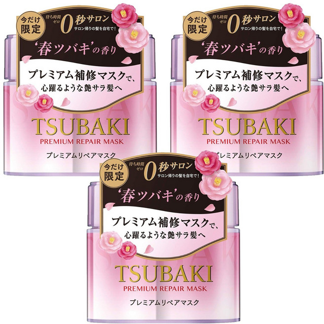 츠바키 프리미엄 리페어 마스크, 3개, 180g