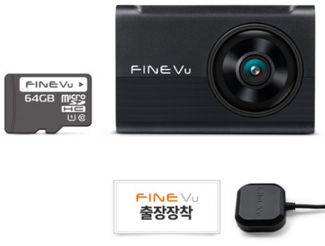 파인뷰 전후방 FHD HD 2채널 블랙박스 X6 POWER, 64GB, 본품 + GPS안테나 + 출장장착쿠폰