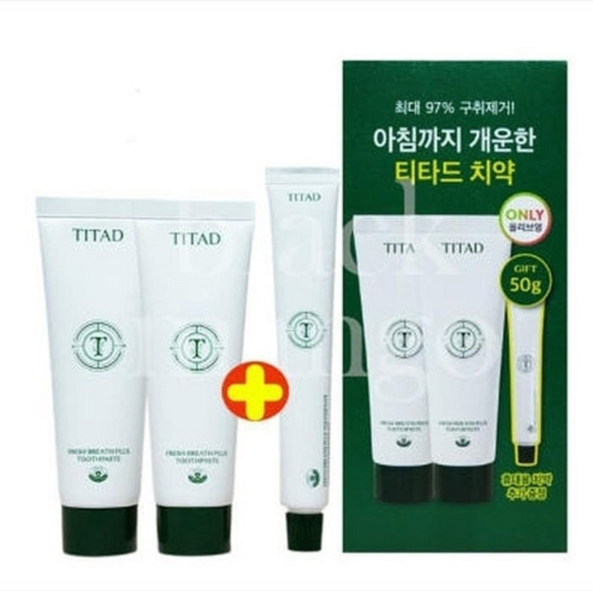 기타 티타드 프레시 브레스 플러스 치약 더블기획 100g+100g+증정더블기획 (AD)