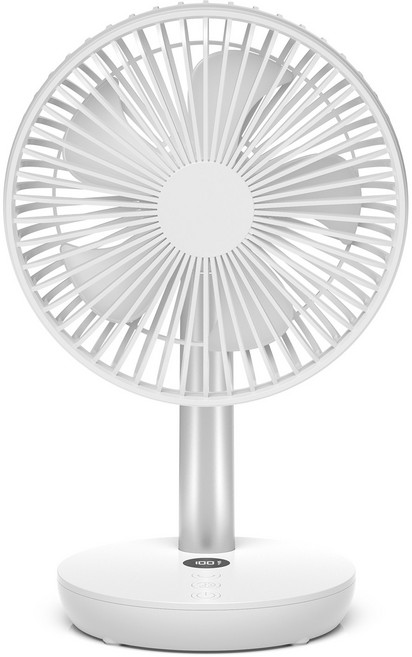 Rotima 무선 탁상용 선풍기 타이머 자동회전 써큘레이터, 화이트, TF9