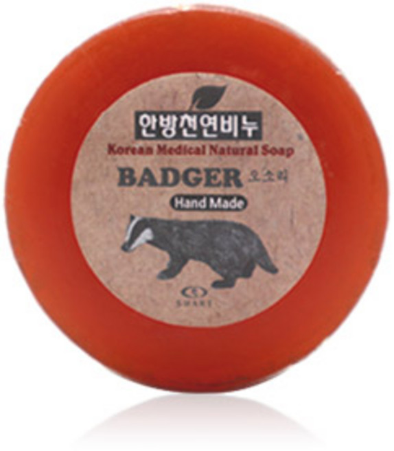 이안에 봄 오소리오일 수제 천연 비누, 1개입, 110g