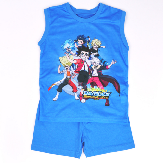 프리미에팜 베이블레이드 남아 점핑 민소매 상하복세트