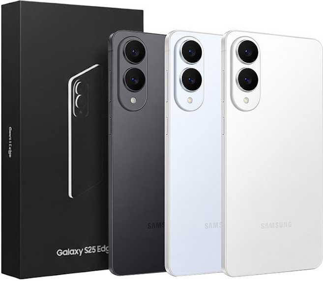 삼성전자 갤럭시 S25 Edge 자급제 SM-S937N, 티타늄 제트블랙, 256GB