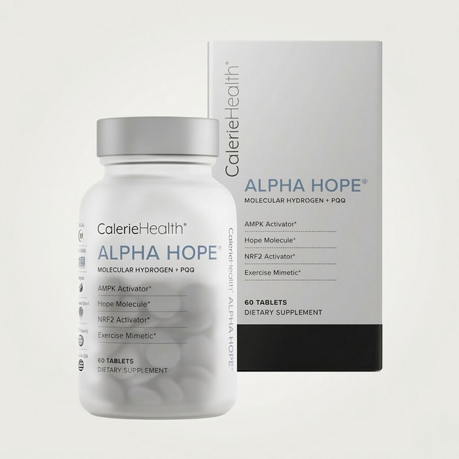 CalerieHealth Alpha Hope 分子氫+PQQ 膳食補充劑, 60g, 1個