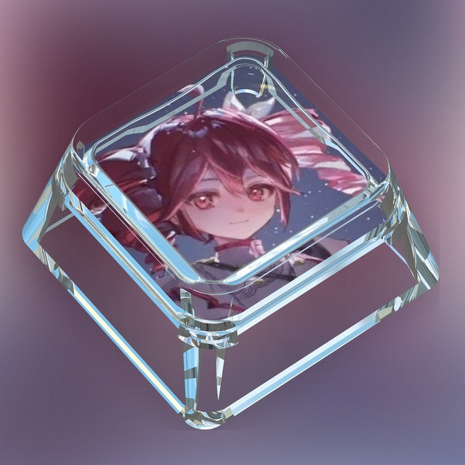 프로젝트 세카이 하츠네 미쿠 테토 teto 표정팩 기계식 키보드 투명 키캡, L