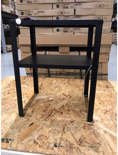 IKEA KNARREVIK 邊桌 床邊桌 工業風小桌, 黑色