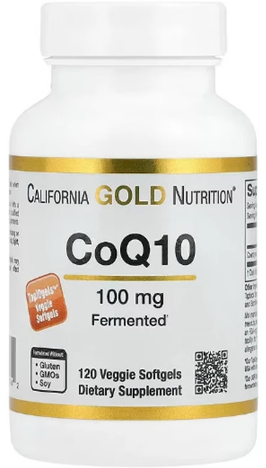 캘리포니아 골드 뉴트리션 코큐텐 100mg California Gold Nutrition CoQ10 100mg, 120회분, 1개 - 쿠팡
