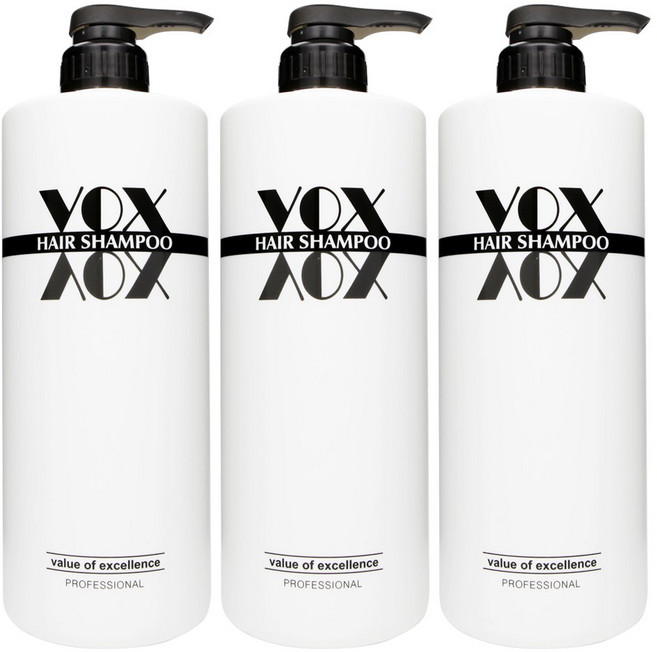 일진코스메틱 복스 헤어샴푸, 1.5L, 3개
