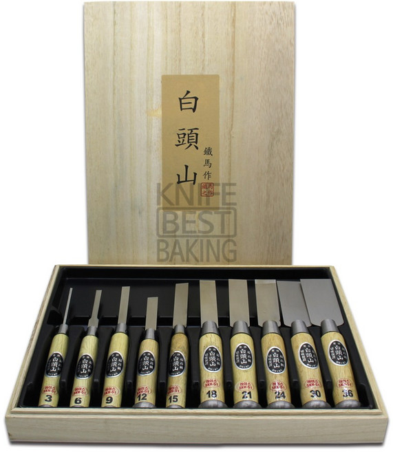 철마 백두산 서각끌세트(평끌) 10pcs세트/조각끌/평끌