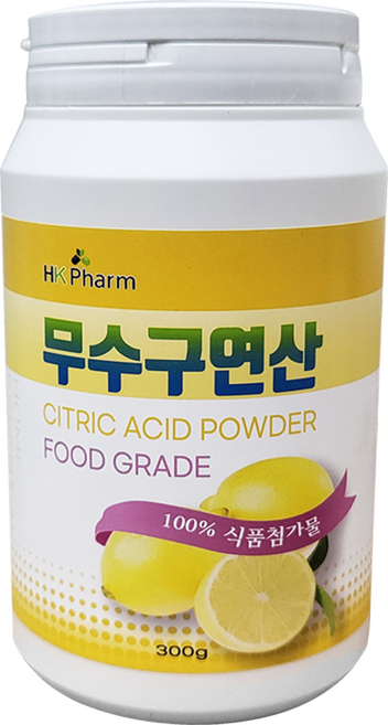 HK 식용 무수구연산 100%, 1개, 300g