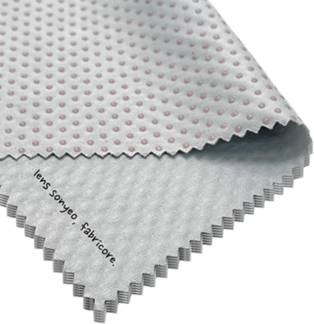 렌즈소녀 프리미엄 미끄럼방지 안경닦이, 렌즈소녀 프리미엄 논슬립 클리너 5장, 라이트블루(핑크도트), 15x18cm, 5개