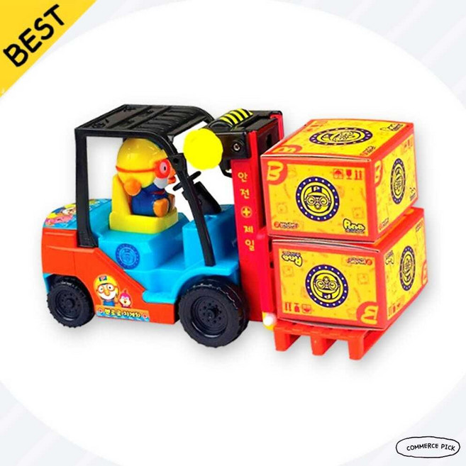 [씽씽 지게차] 바니랜드 뽀로로 운반차 자동차 장난감 372722 픽앤코501