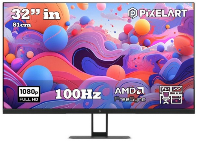 픽셀아트 PIXELART PA3241F 아이케어 100HZ 32인치 모니터 무결점, 81cm
