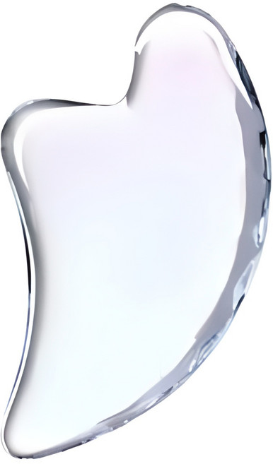 힐링스팟 V라인 3D 크리스탈 얼굴 바디 괄사 마사지기, 1개