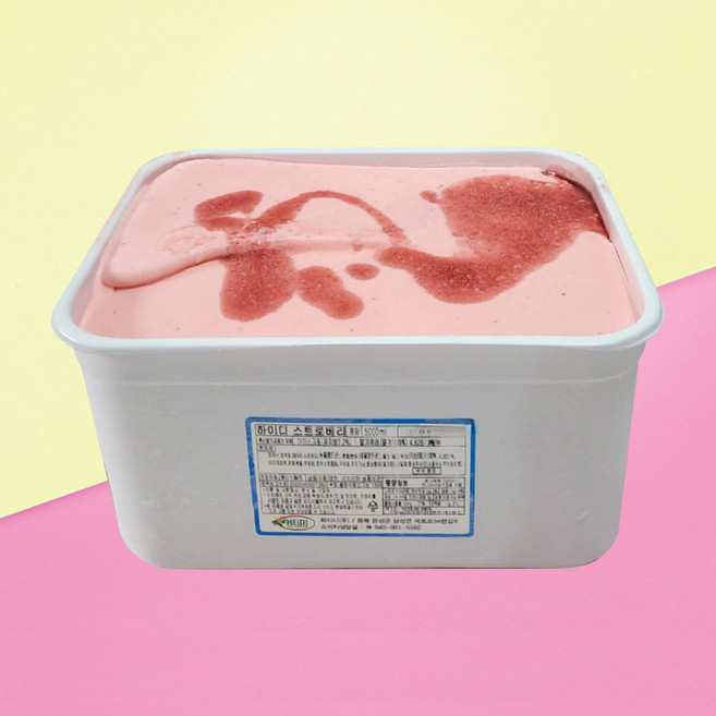 하이디젤라또5리터 스트로베리, 1개, 5L