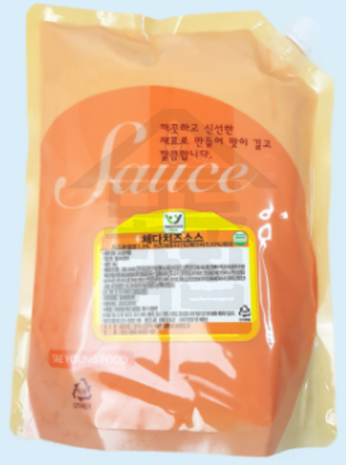 태영식품 체다 치즈 소스, 2kg, 1개
