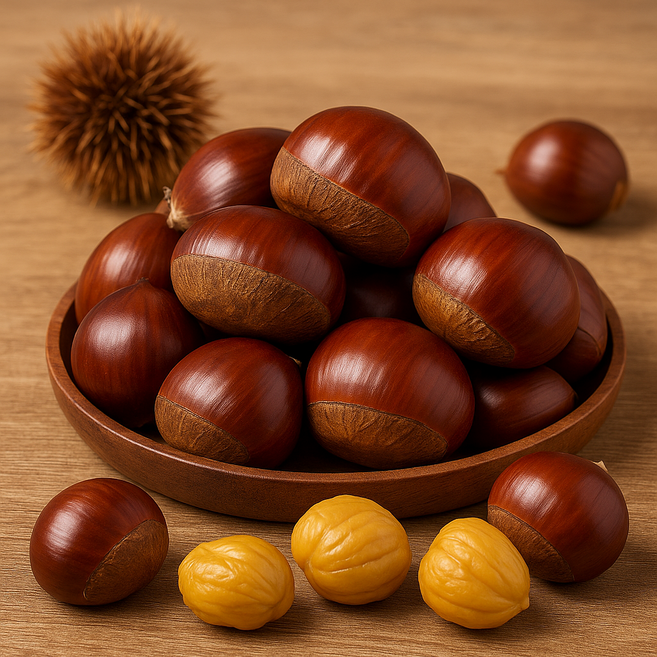 계룡산알밤 공주 토종밤 햇밤 이평밤 천진약단밤 충주밤 왕밤 생률 스테비아 정안 뜨래밤 옥광밤 소태밤, 1개, 800g