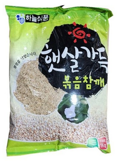 볶음참깨 하늘농산 하늘 깨소금 참깨, 1개