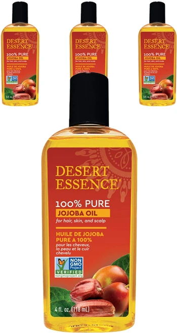 데저트에센스 퓨어 호호바오일, 118ml, 4개 - 쿠팡