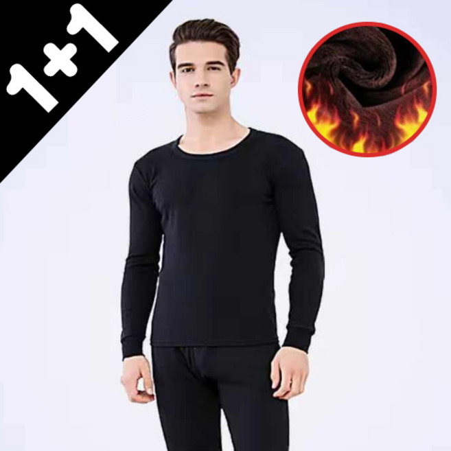 남자 내복 내의 상하의 세트 기모 발열 내의 1+1