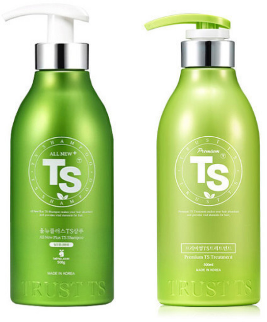 올뉴플러스TS샴푸 + 프리미엄TS트리트먼트 티에스 탈모 완화 세트