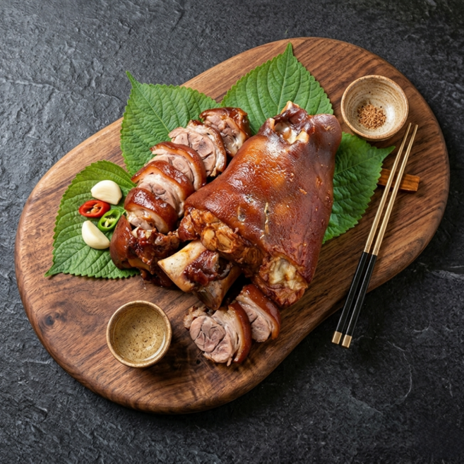 삼형제고기 흑마늘 왕족발, 1개, 1.2kg