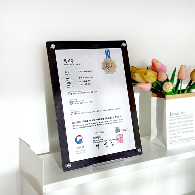 DND 아크릴 액자 스탠드 거치형, 1개, 월넛