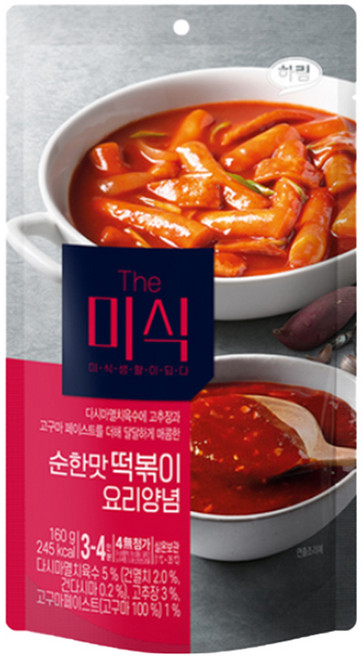 더미식 순한맛 떡볶이 양념, 160g, 10개