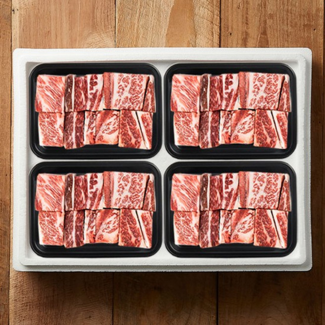 [횡성한우명가]일품 찜갈비 2호 (찜갈비x4) / 2.8kg, 없음, 없음