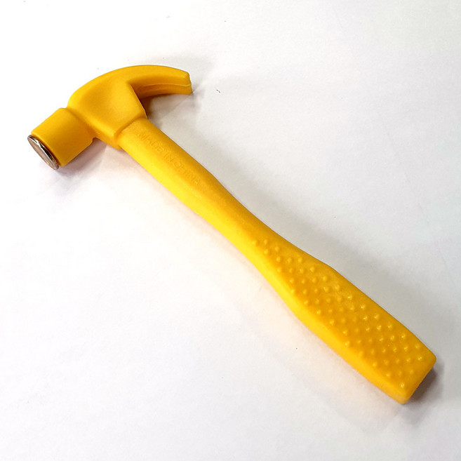 미니 안전망치(노랑)/ 어린이 diy수작업 수공구 공작실습 목제품만들기재료, 1개