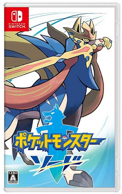 Nintendo Switch 精靈寶可夢 劍 盾 中文版, 劍 日文封面 中文版