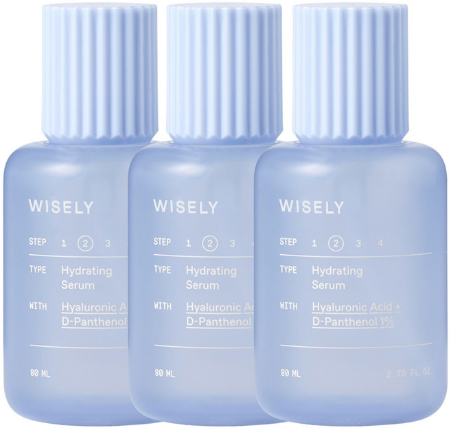 와이즐리 8중 히알루론산 세럼, 3개, 80ml