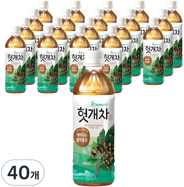 웅진 헛개차, 500ml, 40개