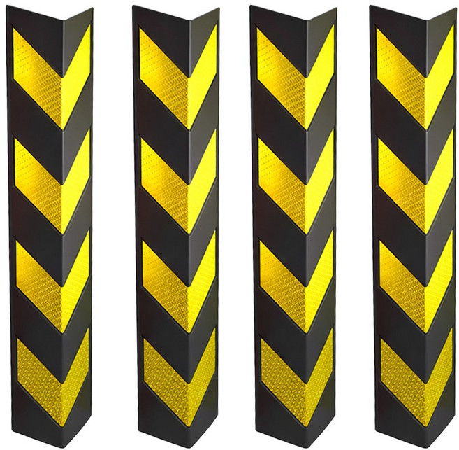 아띠꼴로 2개1세트 내차지킴이 주차장 기둥 모서리 보호대 벽 코너 충돌방지, 블랙라인, 2세트