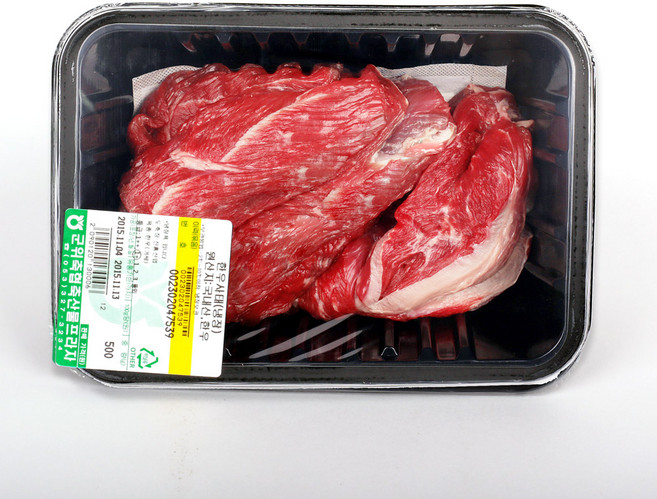 국내산 냉장 군위축협 이로운한우 사태 - 1등급이상 / 산소포장 / / 소포장, 500g, 1개