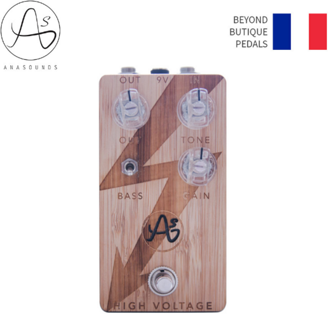 Anasounds High Voltage 플렉시 스타일 디스토션 이펙터 기타페달 딜레이, 1개