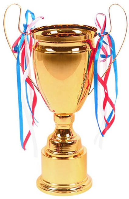 우승컵 트로피 피규어 기념품 소장품 모형, 50cm 금속 대귀 귀걸이 골드, 기본 색상