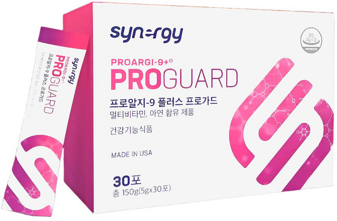 시너지 프로가드 프로알지9 플러스 프로가드(구 시너뮨) 30포, 1개, 30