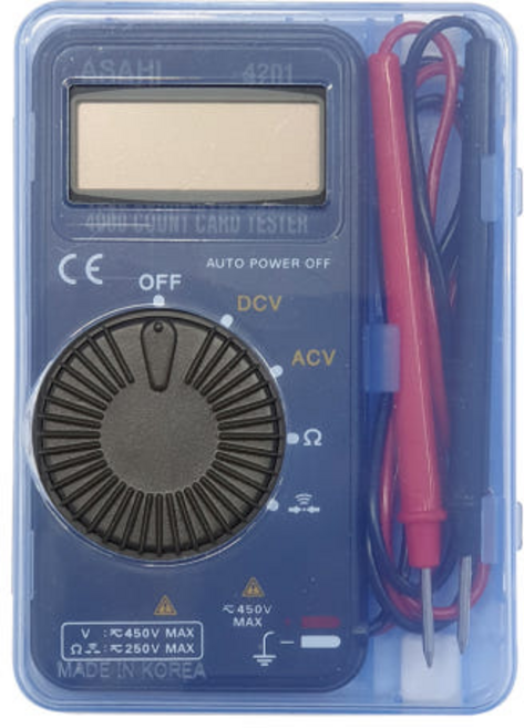 아사히 포켓 테스터기 4201 국산 전압, 1개