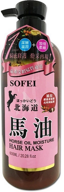 舒妃 馬油強效保濕洗髮精, 1個, 馬油強效滋潤護髮膜