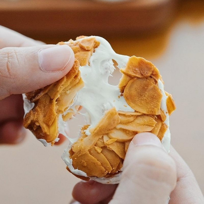 아몬드튀일 아몬드쿠키 135g 2봉 샌드 누가크래커 크래커 과자