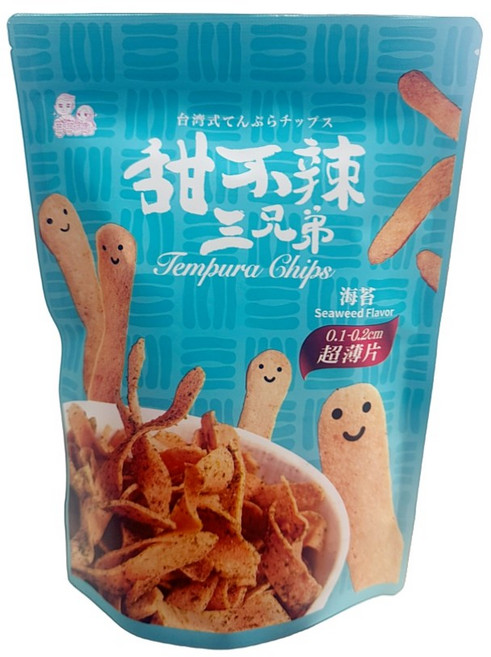 【珍寶廚坊】甜不辣三兄弟-苔小弟/海苔(純手工製/聚會下酒必備)葷食, 1個, 100g