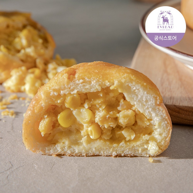 이브레드 단짠 콘 치즈 옥수수빵 500g, 5개, 100g