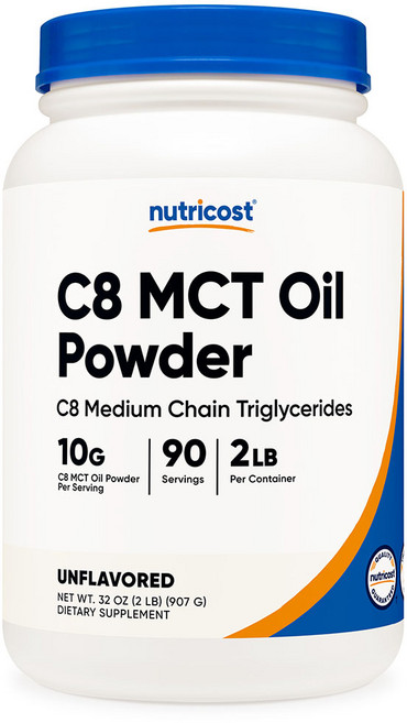 뉴트리코스트 C8 MCT 오일 파우더 2lb 무맛, 1개, 907g