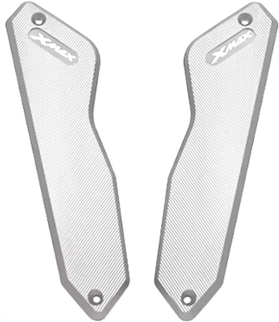 데일리쇼핑 XMAX300 윈드스크린 가니쉬 23-24년식 로고 커스텀튜닝 프론트 엑스맥스 몰딩 튜닝용품, 1개, 실버