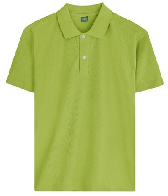 JUSN CVC六角網眼短袖POLO衫 台灣製造 果綠色 XL 20色選擇, 果綠色,XL