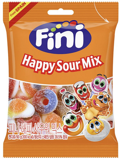 피니 해피사우어믹스 젤리 90g, 1개