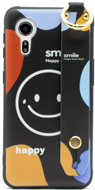 폰플리 스마일 핑거스트랩 휴대폰 케이스