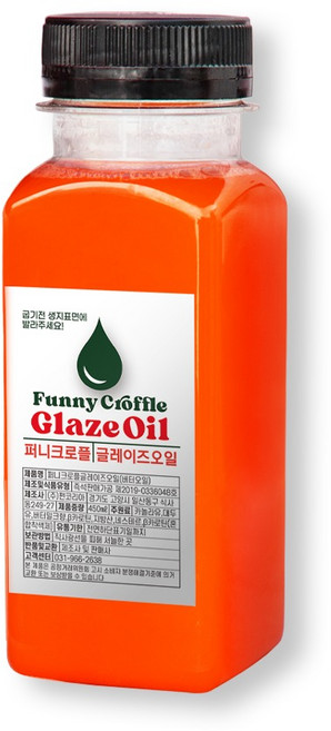 펀코리아 크로플 글레이즈 액상 버터오일 450ml 버터향, 1개